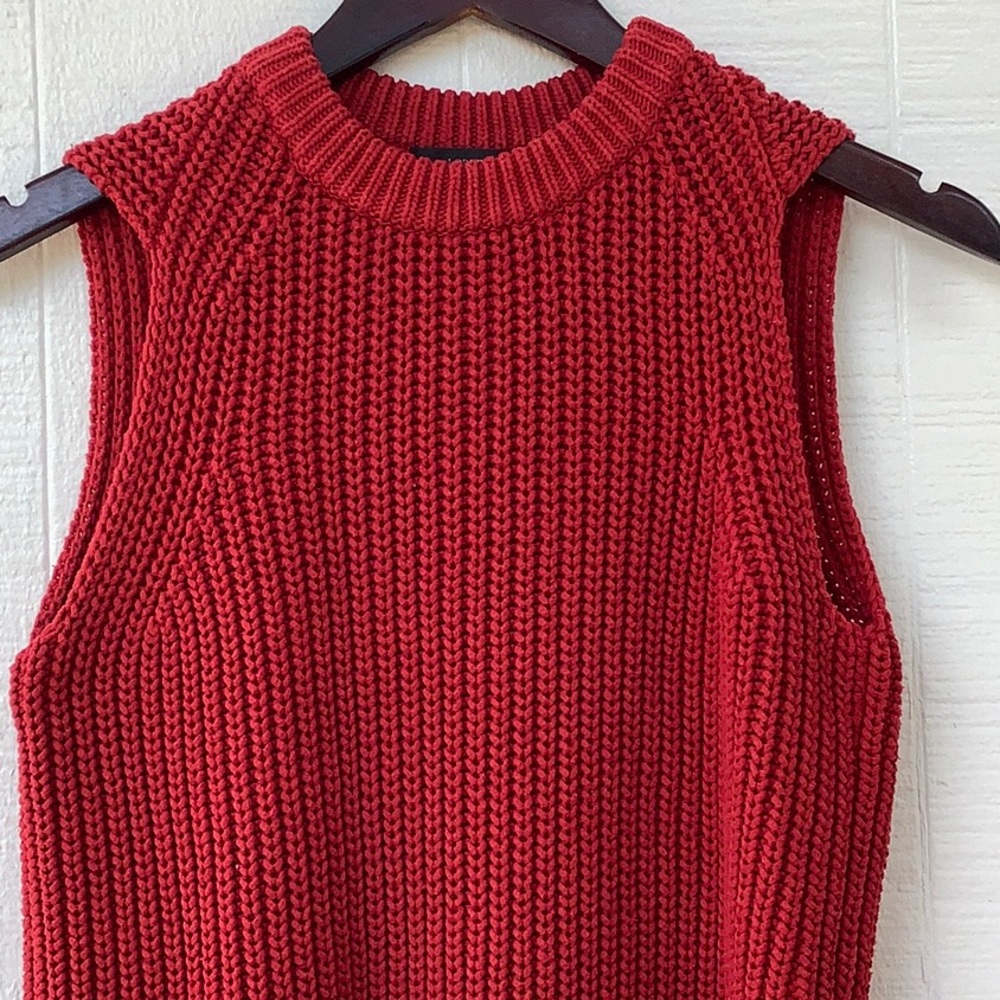 J.Crew Red Sleeveless Women’s Top Size XXS